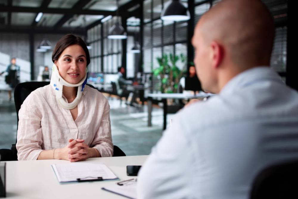 Discussing Disability Compensation Injured Worker's Legal Options With Attorney